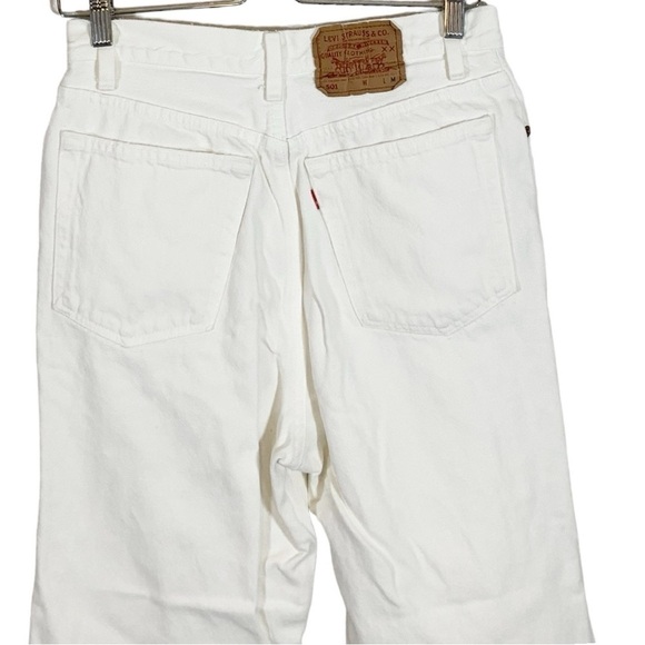 Vintage Levi's 501 High Rise Slim Straight Leg Jeans Size 28 - Picture 5 of 8